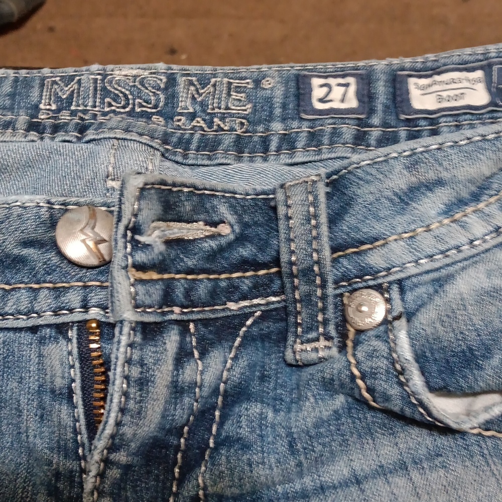 Miss Me Blue Jeans, size 27, Signature-Rise, Boot